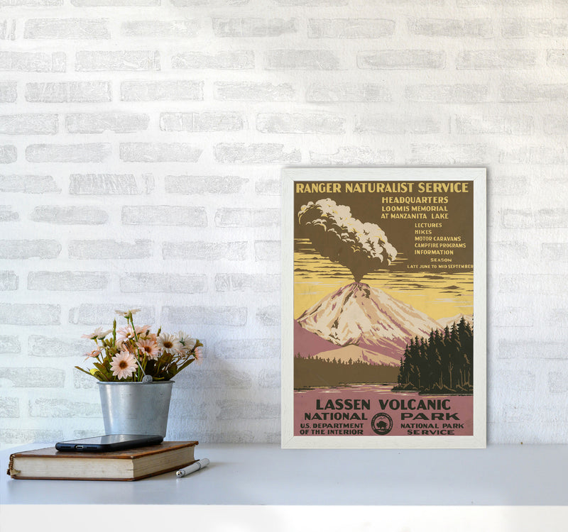 Lassen Volcanic National Park Art Print by Jason Stanley A3 Oak Frame