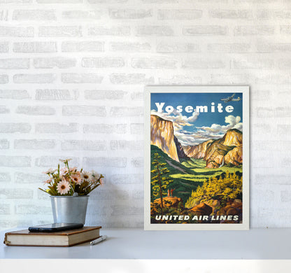 Yosemite National Park Art Print by Jason Stanley A3 Oak Frame