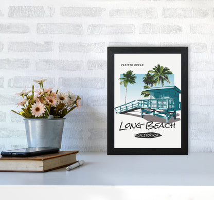 Going, Going, Back, Back, To, Cali, Cali Art Print by Jason Stanley A4 White Frame