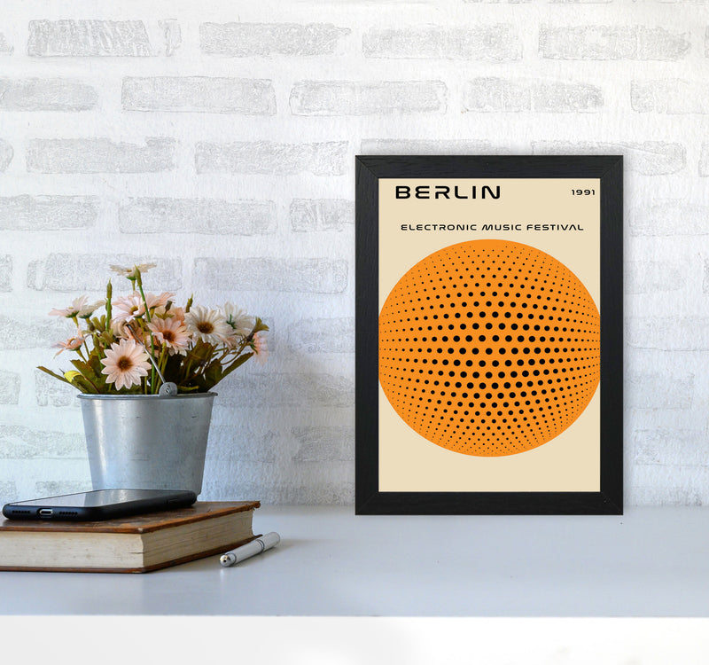 Berlin Electronic Music Festival Art Print by Jason Stanley A4 White Frame