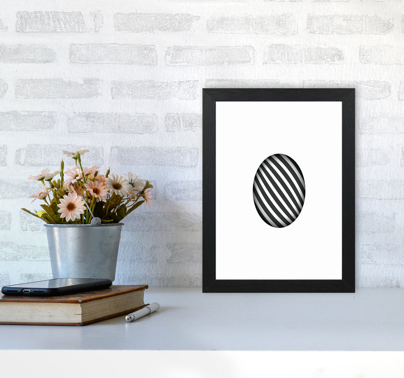 Minimal Geometric Series - 48 Art Print by Jason Stanley A4 White Frame