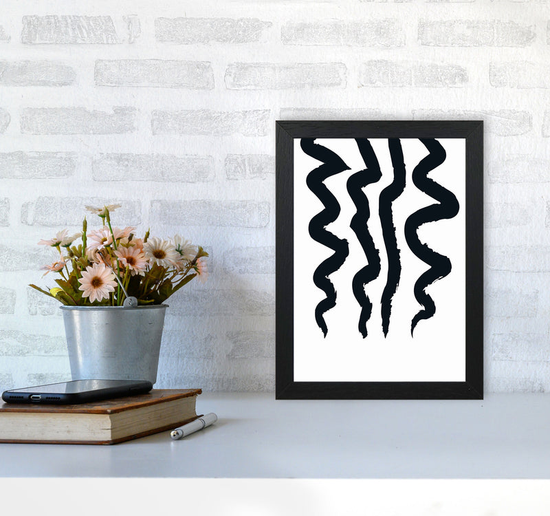 Minimal Geometric Series - 45 Art Print by Jason Stanley A4 White Frame
