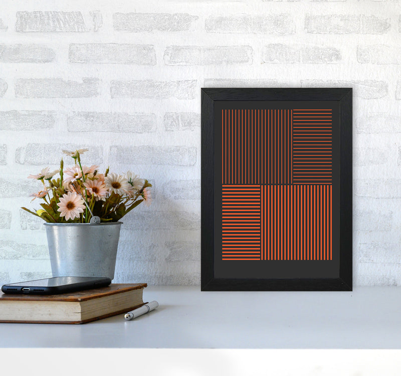 Minimal Geometric Series - 24 Art Print by Jason Stanley A4 White Frame