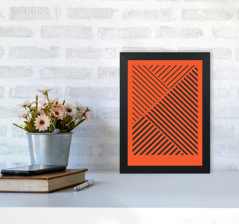 Minimal Geometric Series - 23 Art Print by Jason Stanley A4 White Frame