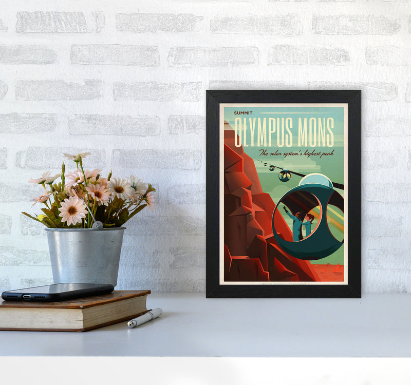 Spacex - Valles Marineris Art Print by Jason Stanley A4 White Frame