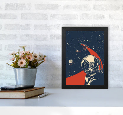Outer Space Series - #13 Art Print by Jason Stanley A4 White Frame