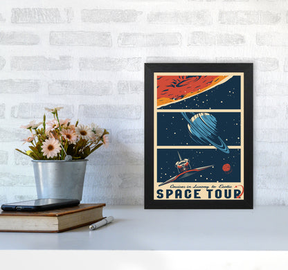 Outer Space Series - #18 Art Print by Jason Stanley A4 White Frame
