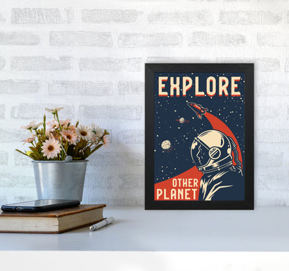 Outer Space Series - #8 Art Print by Jason Stanley A4 White Frame