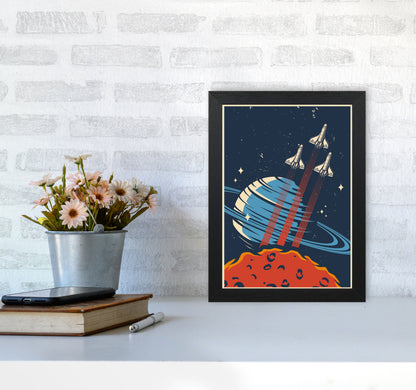 Outer Space Series - #1 Art Print by Jason Stanley A4 White Frame
