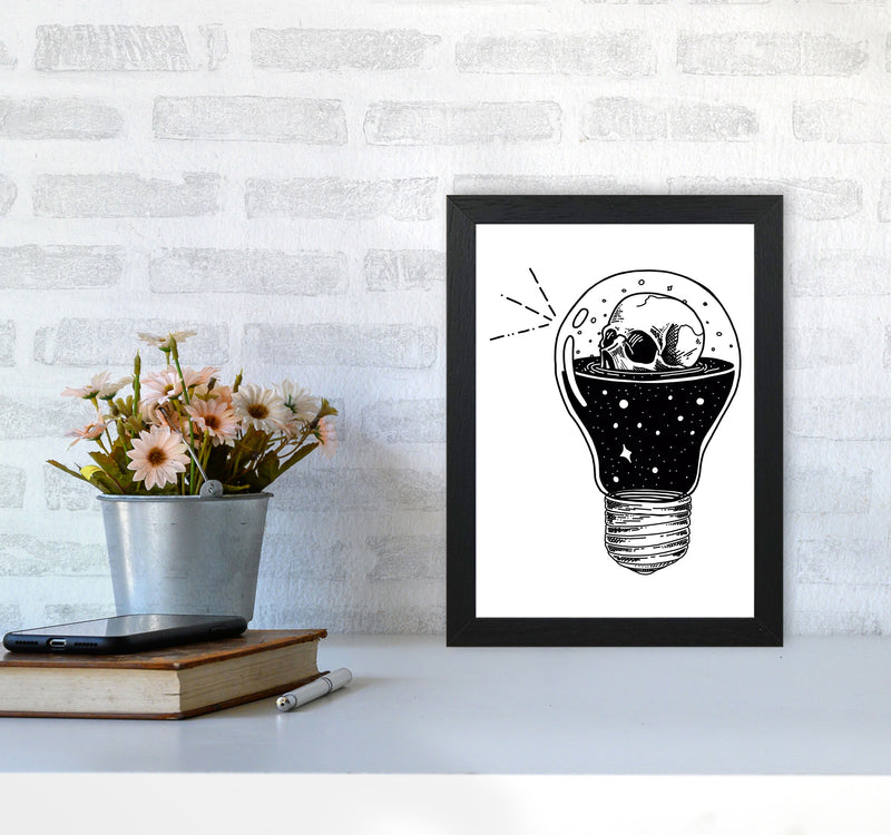 I Think He Had An Idea Art Print by Jason Stanley A4 White Frame