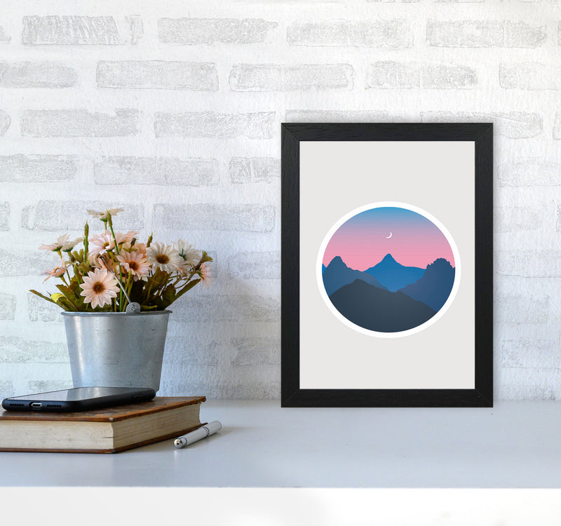 Moody Moonrise Kingdom Art Print by Jason Stanley A4 White Frame