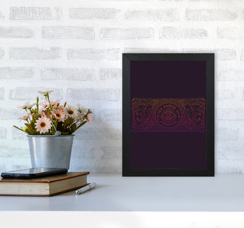 The Power Of Freedom Art Print by Jason Stanley A4 White Frame