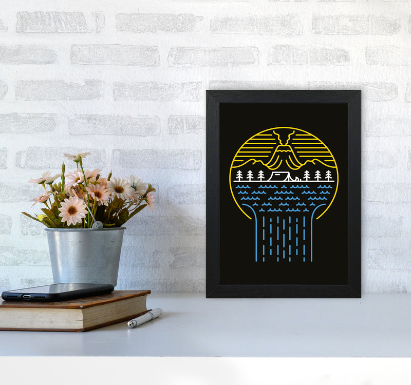 Minimal Nature Vibes Art Print by Jason Stanley A4 White Frame