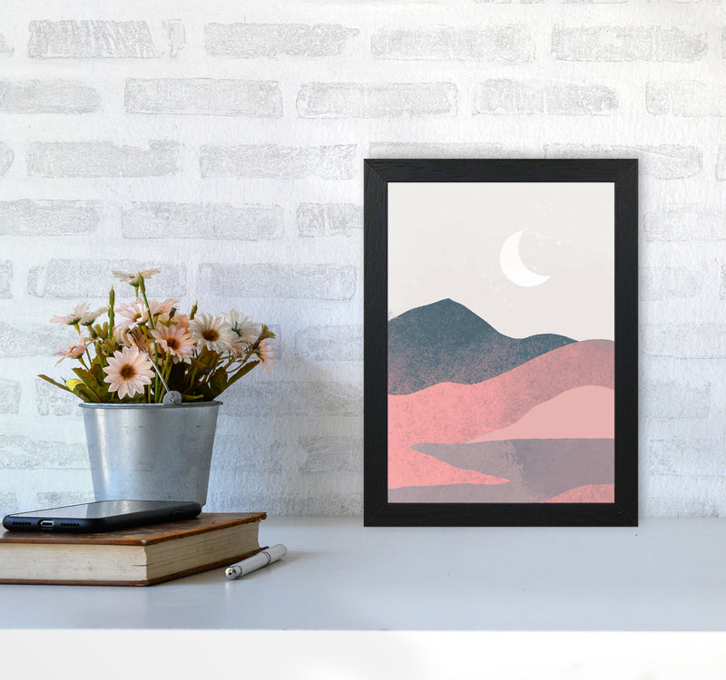 Minimal Landscape 2 Art Print by Jason Stanley A4 White Frame