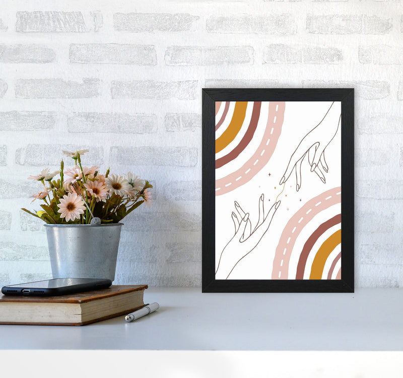 We Are All Connected Art Print by Jason Stanley A4 White Frame