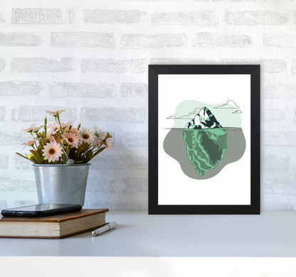 Iceberg Right Ahead Art Print by Jason Stanley A4 White Frame