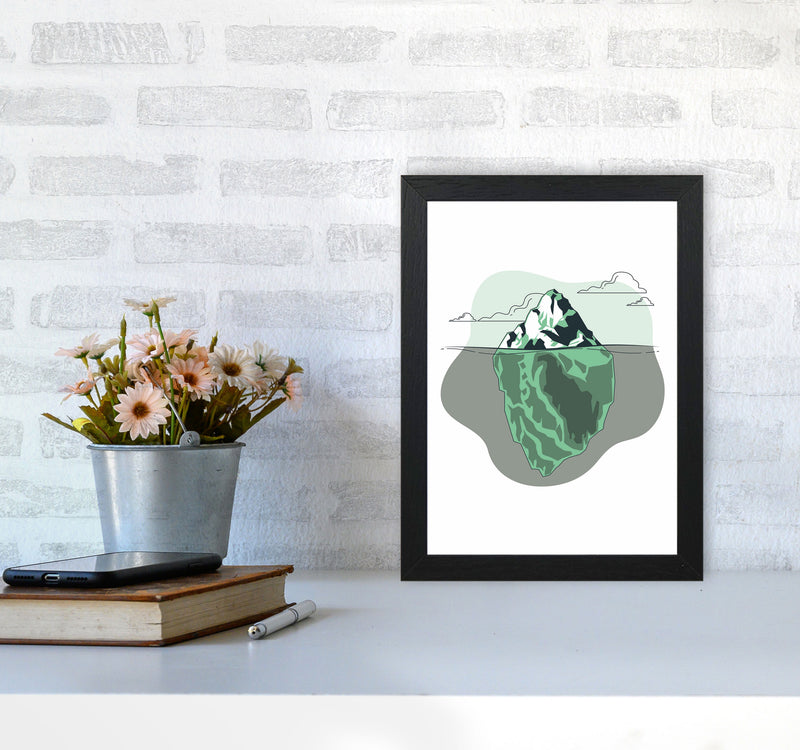 Iceberg Right Ahead Art Print by Jason Stanley A4 White Frame