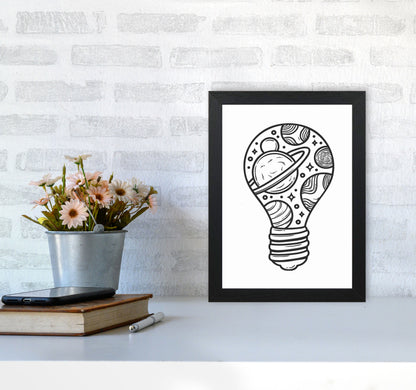 I Just Had An Idea Art Print by Jason Stanley A4 White Frame