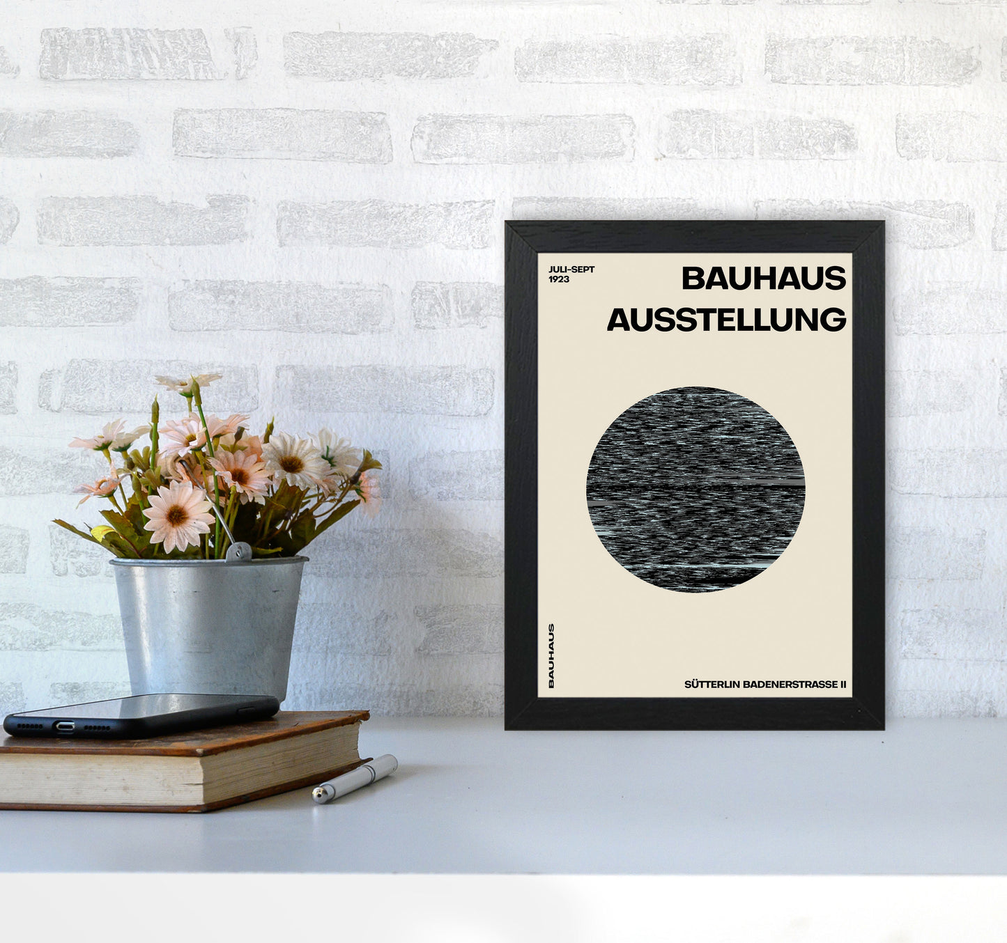 Bauhaus Distortion Art Print by Jason Stanley A4 White Frame