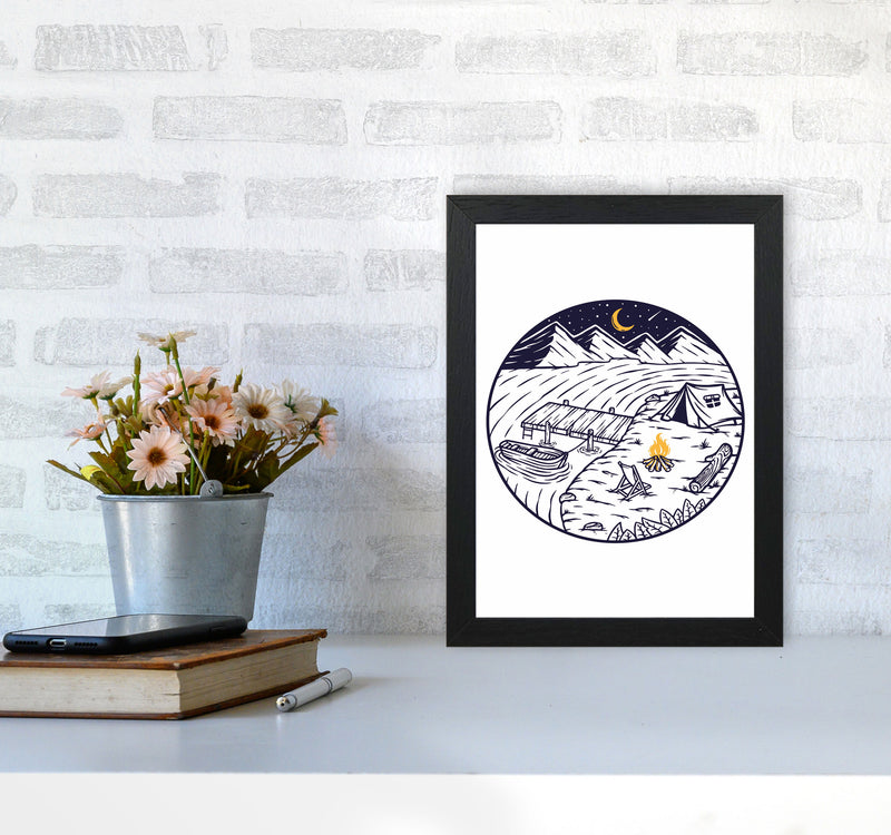 Slice Of Paradise Art Print by Jason Stanley A4 White Frame