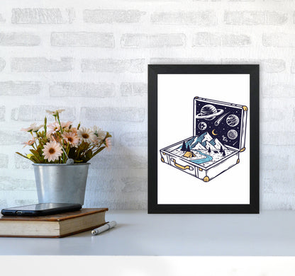Carry On Carry All Art Print by Jason Stanley A4 White Frame