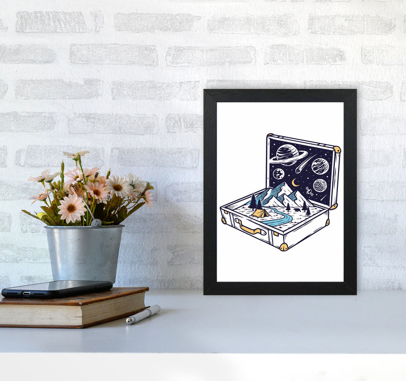 Carry On Carry All Art Print by Jason Stanley A4 White Frame
