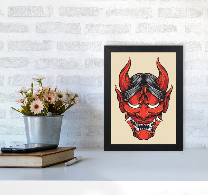 Japanese Folklore Art Print by Jason Stanley A4 White Frame