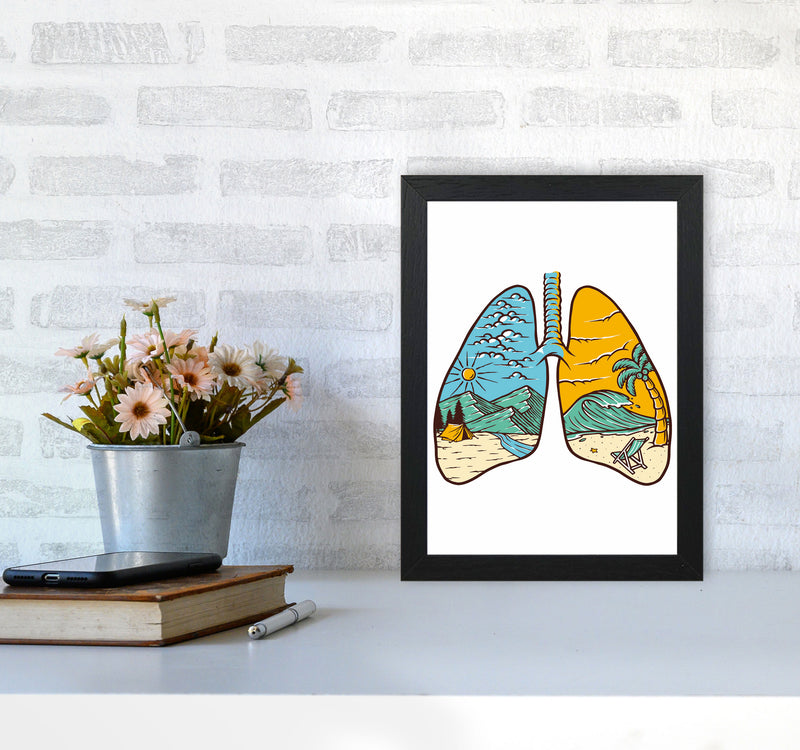 Breathe It All In Art Print by Jason Stanley A4 White Frame