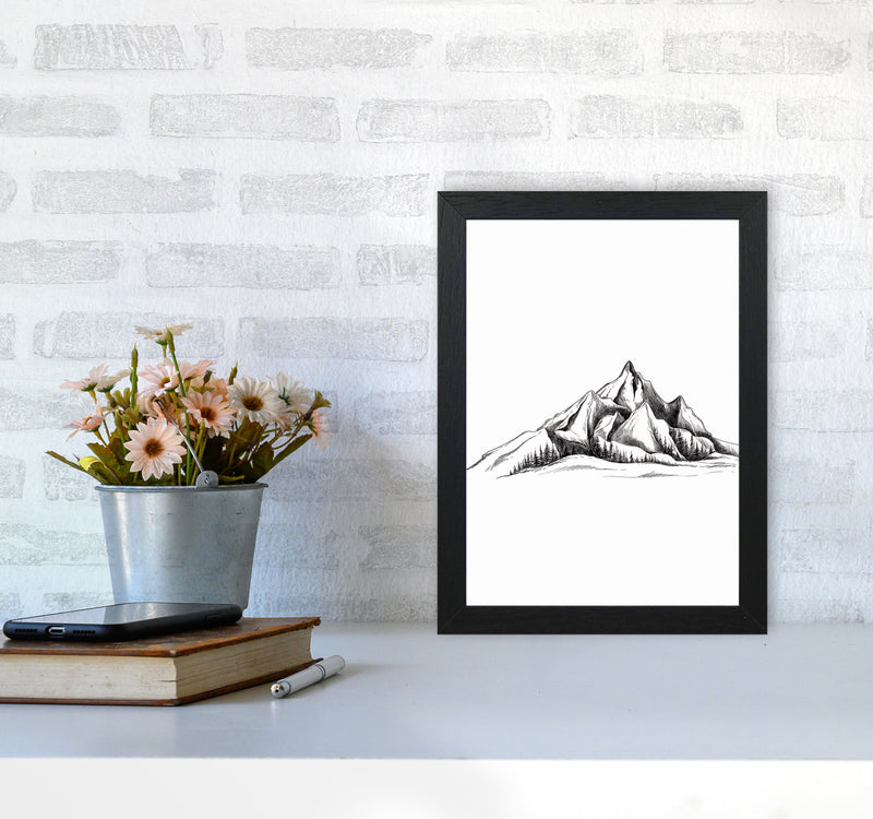 To The Mountains Art Print by Jason Stanley A4 White Frame