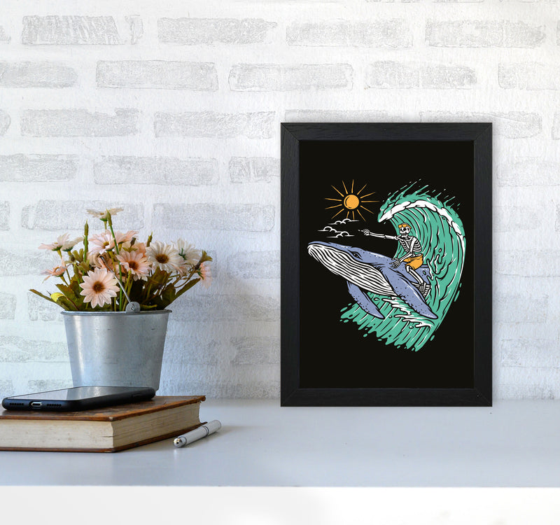 Going Straight! Art Print by Jason Stanley A4 White Frame