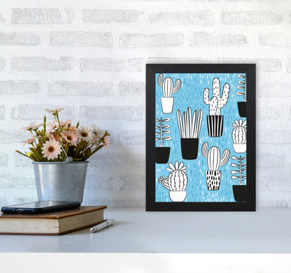 Cactus Vibes #1 Art Print by Jason Stanley A4 White Frame