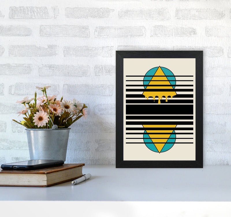 Melting Through Art Print by Jason Stanley A4 White Frame