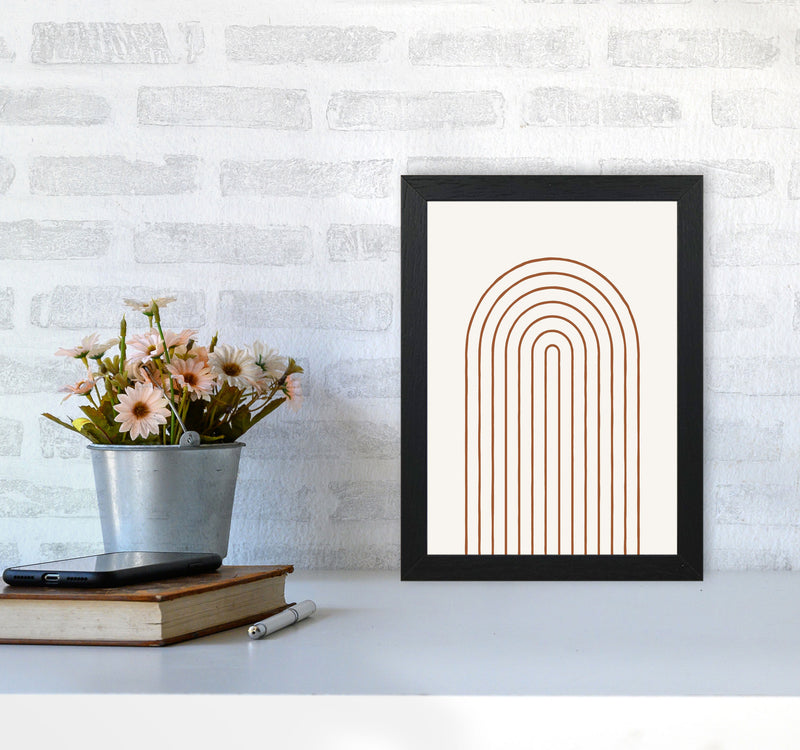 Endless Rainbow Art Print by Jason Stanley A4 White Frame