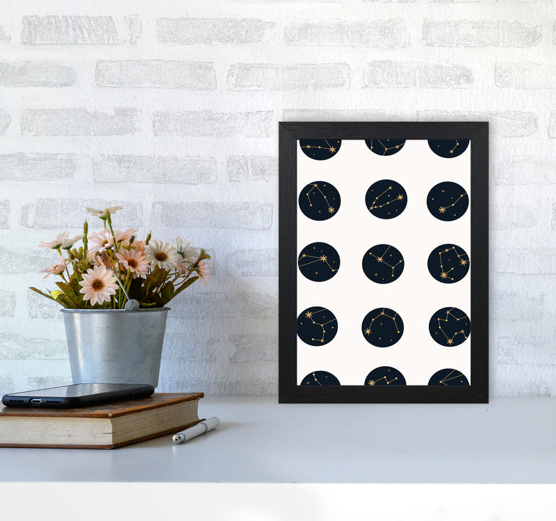 Constellations Art Print by Jason Stanley A4 White Frame