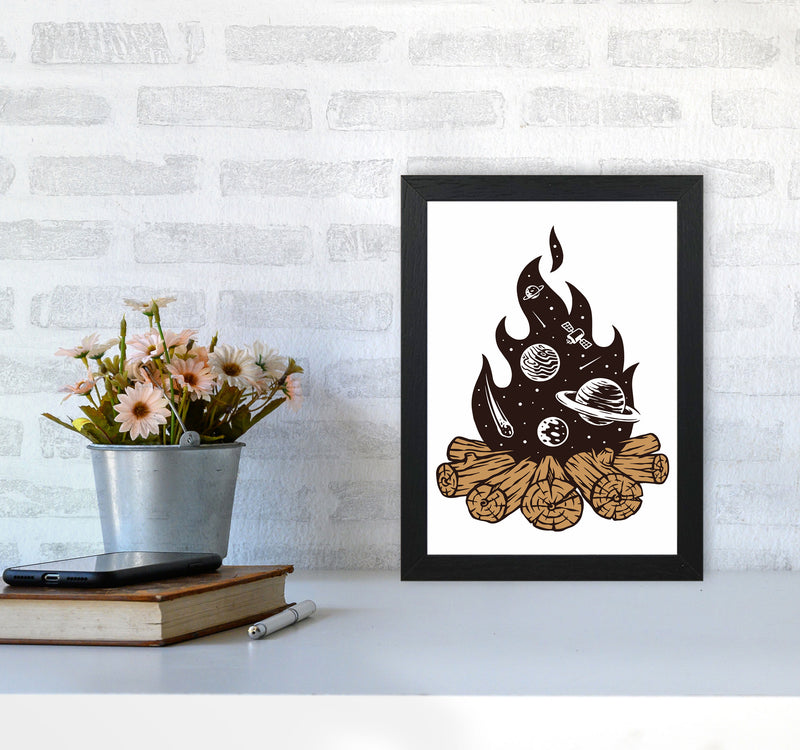 Mystical Fire Art Print by Jason Stanley A4 White Frame