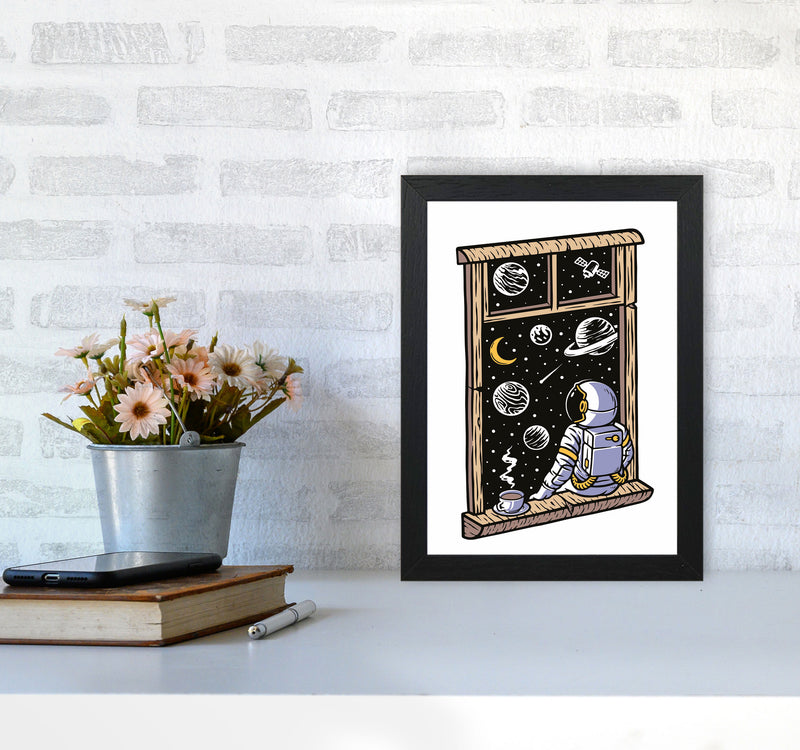 Planet Views Art Print by Jason Stanley A4 White Frame