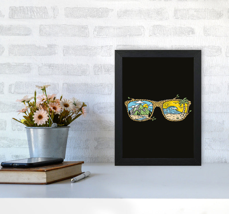 Sunny Daze Art Print by Jason Stanley A4 White Frame