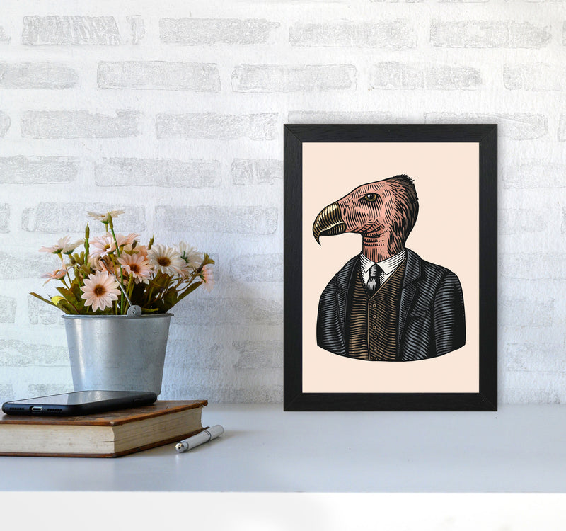 Mr. Condor Art Print by Jason Stanley A4 White Frame