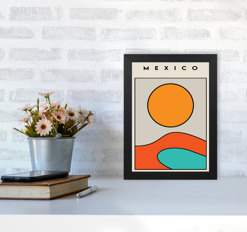 Mexico Vibe Art Print by Jason Stanley A4 White Frame