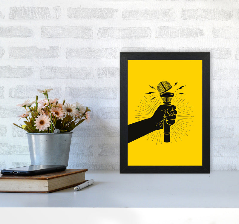 Speak Up! Art Print by Jason Stanley A4 White Frame