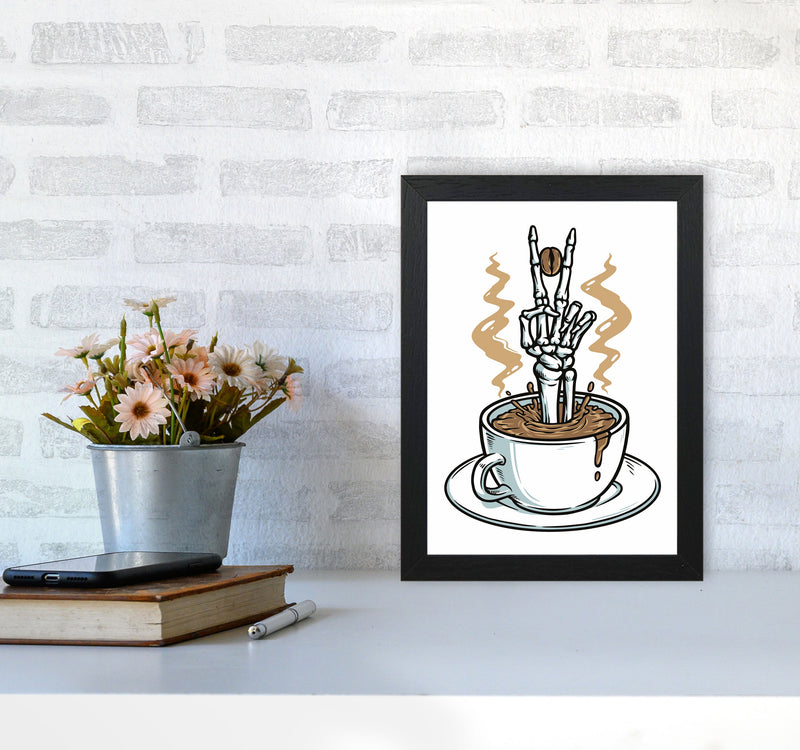 Peace!! Art Print by Jason Stanley A4 White Frame