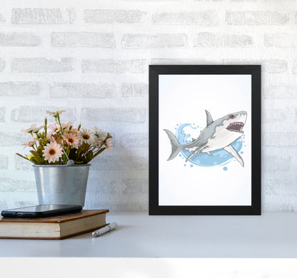 Rarrrrr!! Art Print by Jason Stanley A4 White Frame