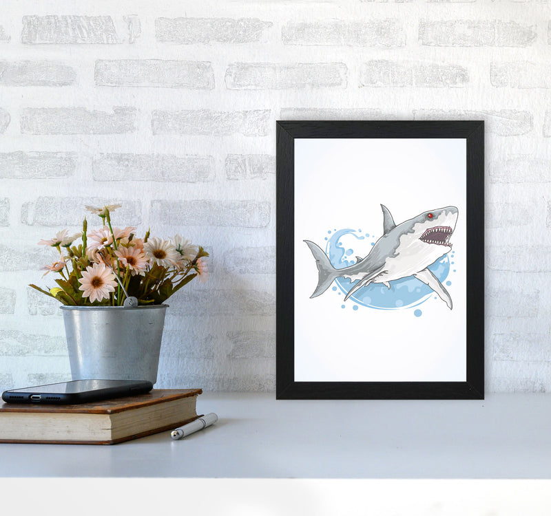 Rarrrrr!! Art Print by Jason Stanley A4 White Frame