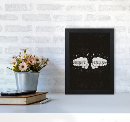 Fight Club Art Print by Jason Stanley A4 White Frame