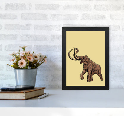 Mammoth Art Print by Jason Stanley A4 White Frame