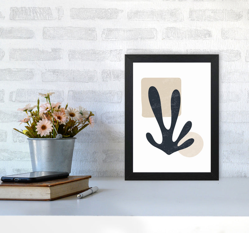 Minimal Abstract Algae II Art Print by Jason Stanley A4 White Frame
