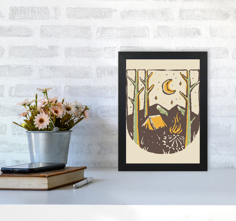 Camp Vibes Only Art Print by Jason Stanley A4 White Frame