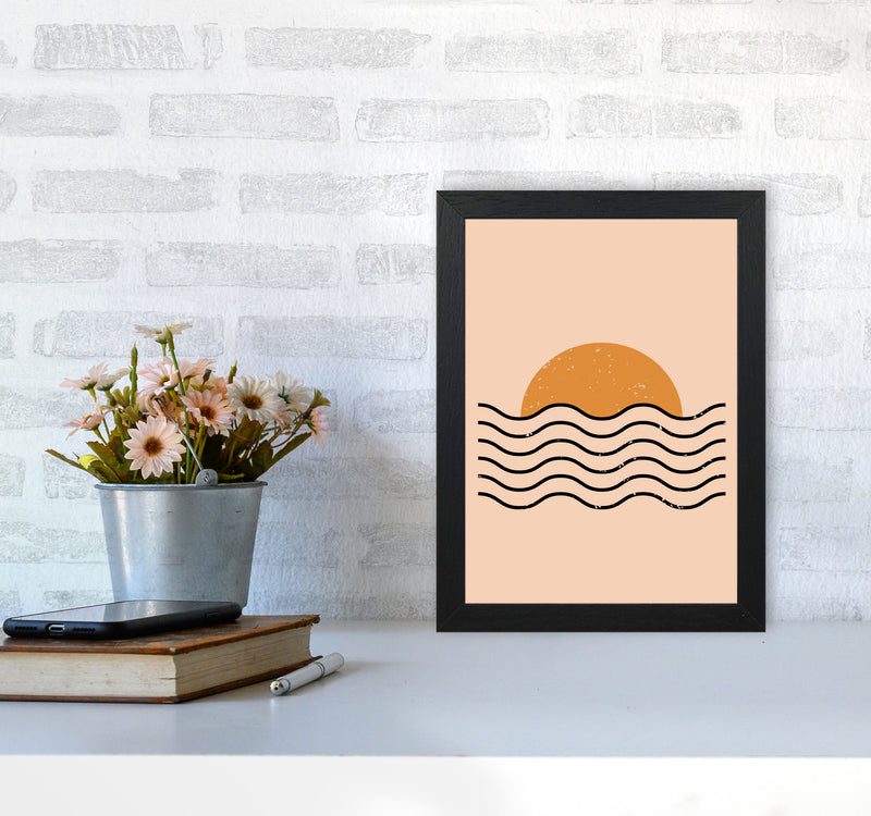 Boho Sunset Art Print by Jason Stanley A4 White Frame