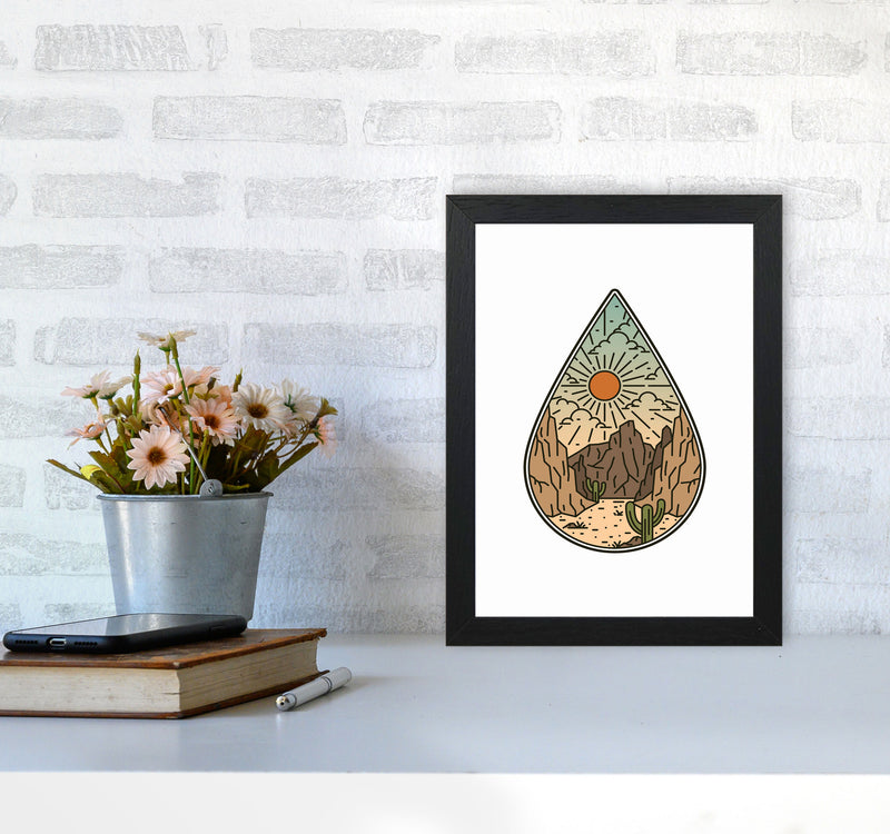 Desert Vibes II Art Print by Jason Stanley A4 White Frame