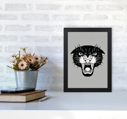 Vintage Panther Art Print by Jason Stanley A4 White Frame